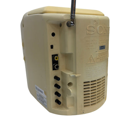 Sony Color Watchman FDT-5BX5 5-Inch Portable CRT TV AM/FM Radio Beige