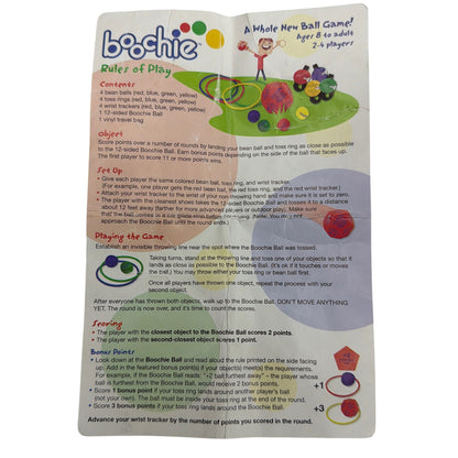 Gamewright Boochie “A Whole New Ball Game” Complete Set w/ Bag & Rules