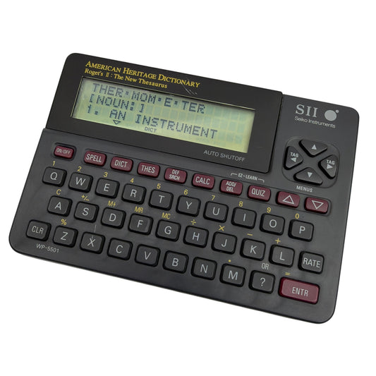 Seiko Instruments SII WP-5501 American Heritage Dictionary Electronic Thesaurus