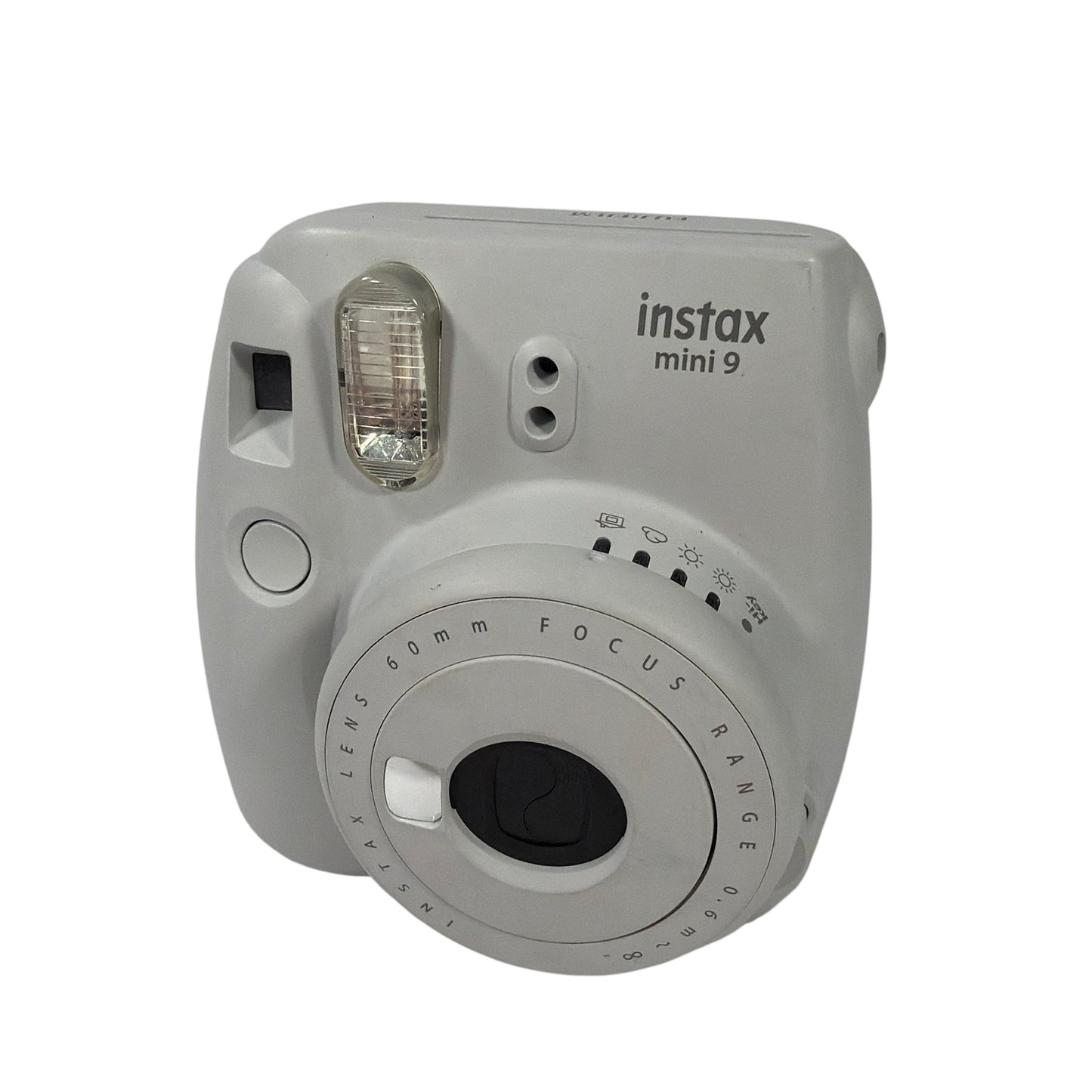 Fujifilm Instax Mini 9 Instant Film Camera Smokey White Tested Working