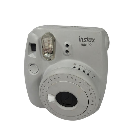 Fujifilm Instax Mini 9 Instant Film Camera Smokey White Tested Working