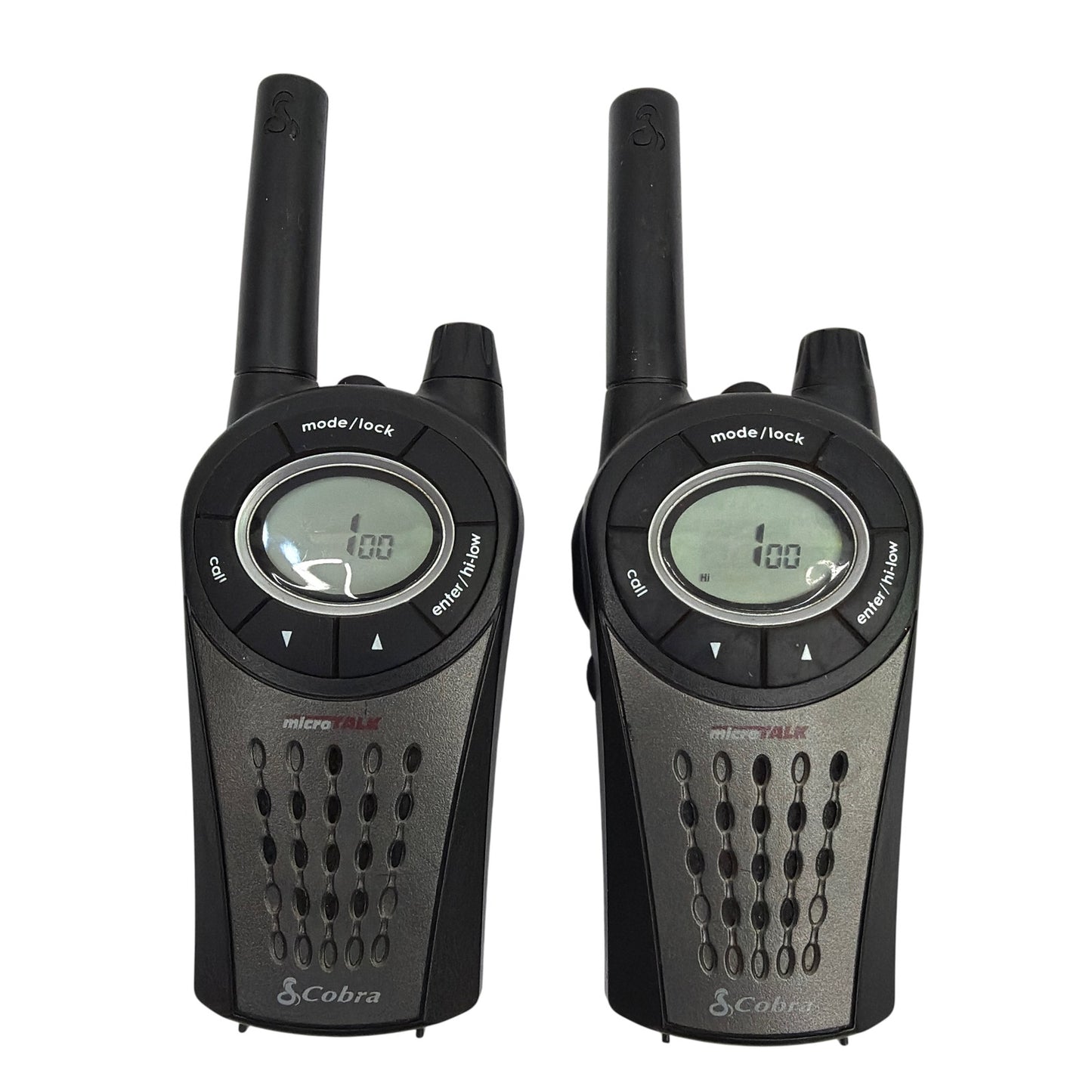 Cobra microTALK PR3850 Two-Way Radios Set of 2 Black