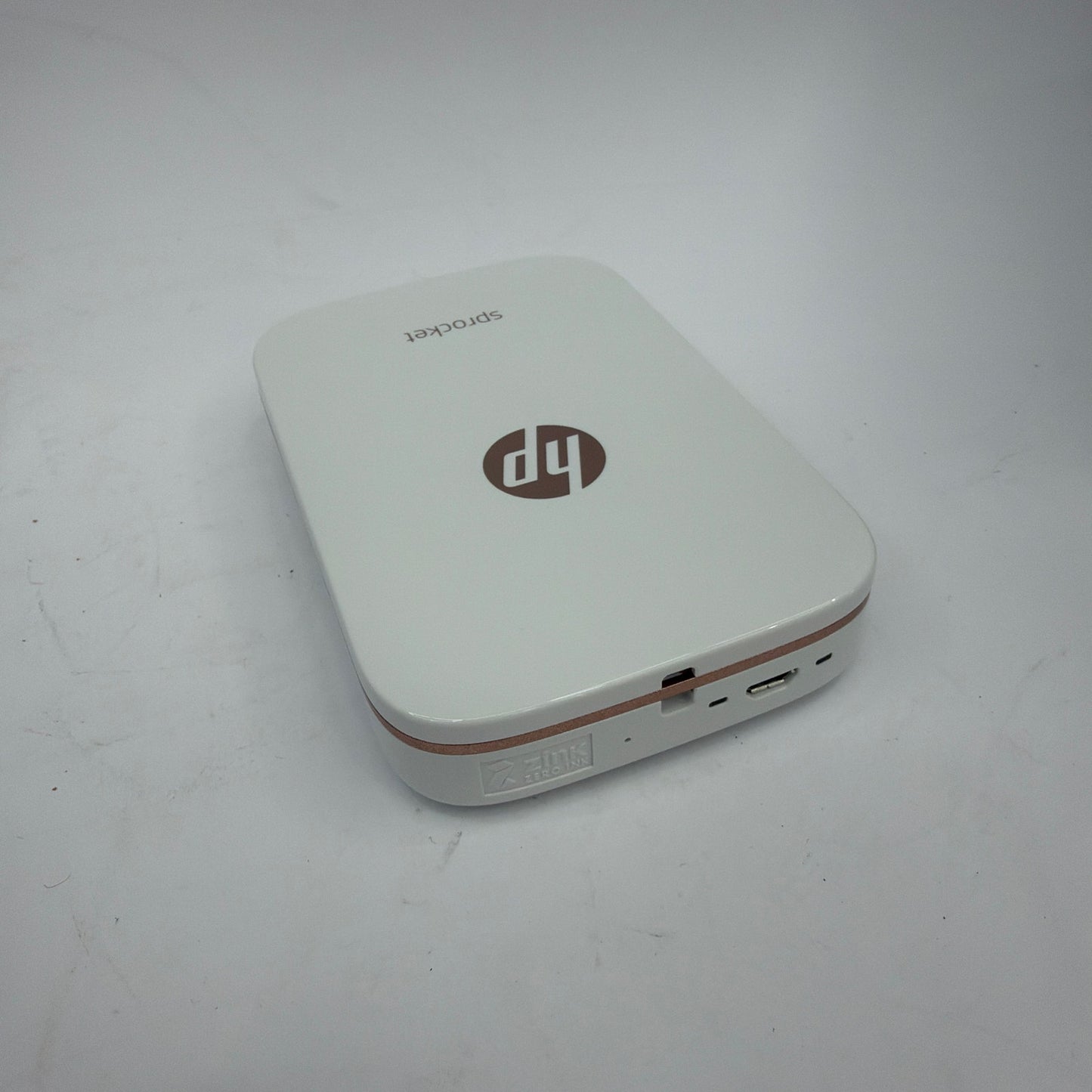 HP Sprocket 100 Portable 2x3 Photo Printer White Rose Gold X7N07A