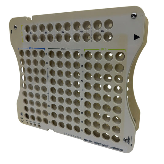 Stryker MANTIS Spinal System Screw Insert Tray 48280001B
