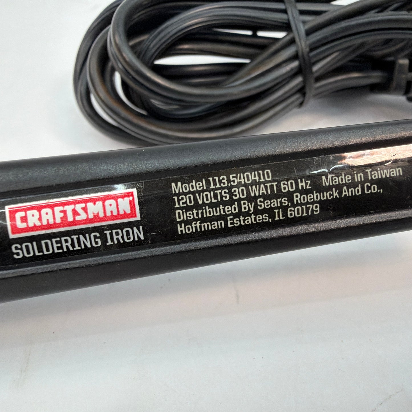 Craftsman 113.540410 30W Soldering Iron 120V Tested Working