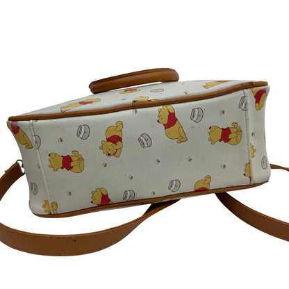 Disney Loungefly Winnie the Pooh Cream Tan Satchel Crossbody Bag