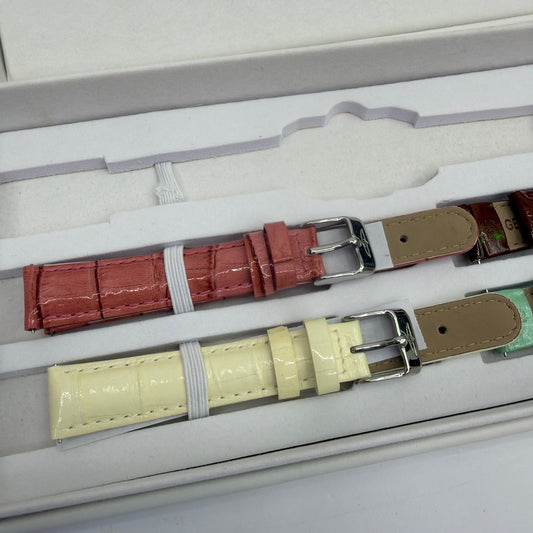 Invicta Special Edition Model 5168 Genuine Leather Watch Band Set 4pc with Box