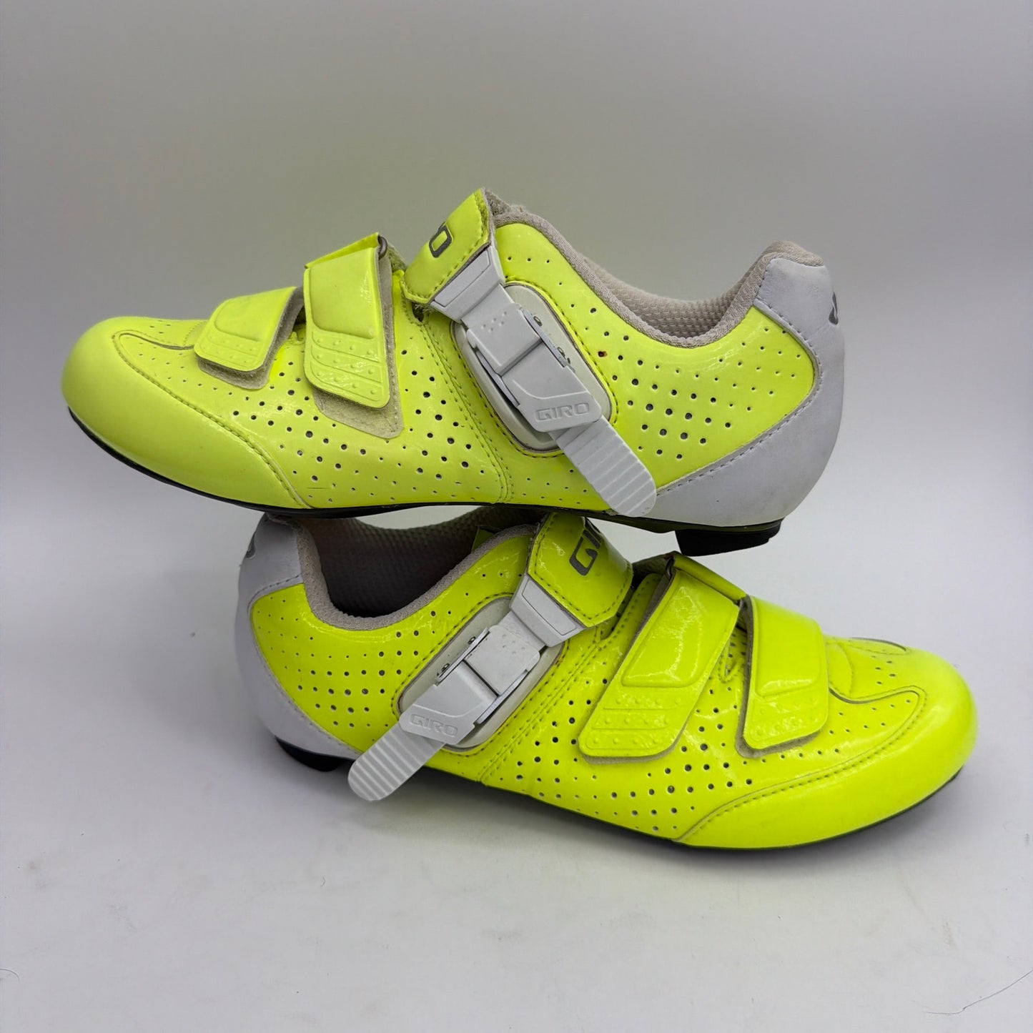 Giro Espada E70 Women’s Road Cycling Shoes Hi-Vis Yellow EU 39 US 7.5 No Cleats
