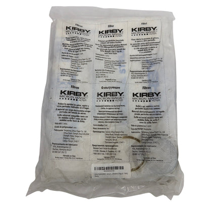 Kirby Micron Magic Universal Vacuum Filter Bags 6-Pack F-Style & Twist-Style