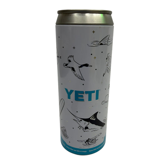 YETI Collector Can Style Storage Tin with Sticker and Registration Cards
