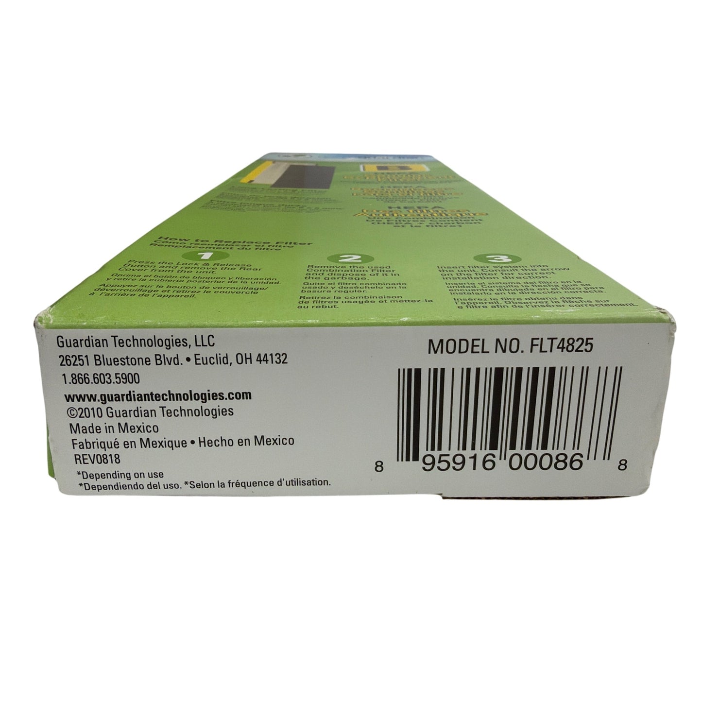 GermGuardian FLT4825 HEPA Genuine Replacement Filter B for AC4300/AC4800/AC4900