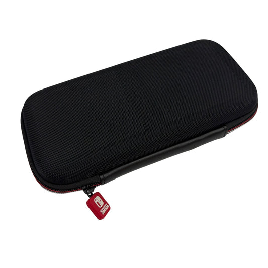 Nintendo Switch Official Carrying Case Black with Red Zipper Pull