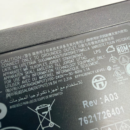 Genuine HP 45W Laptop AC Adapter Charger 19.5V 2.31A Blue Tip 741727-001