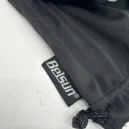 Belsun Youth Ski/Snowboard Goggles Black Frame Checkered Strap w/ Pouch