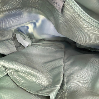 Kipling Small Blue White Print Crossbody Bag With Monkey Keychain