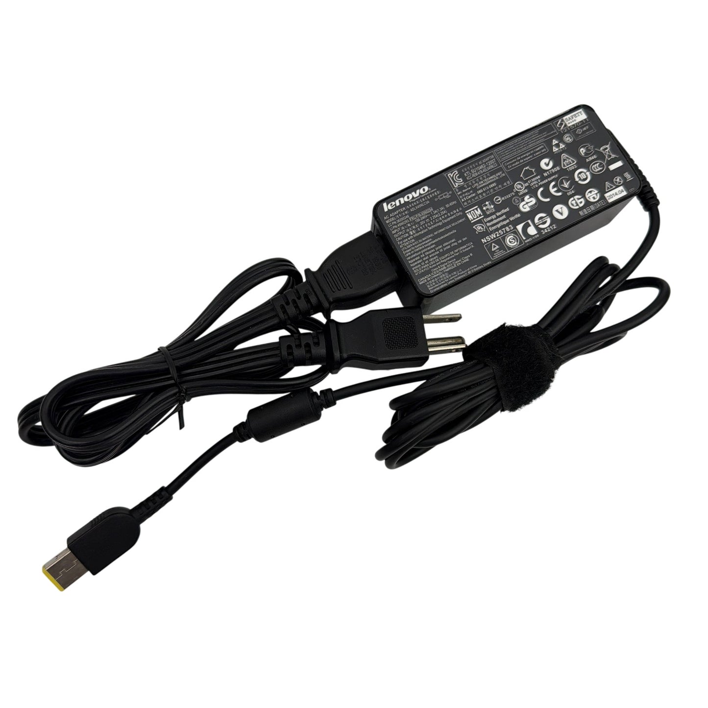 Lenovo ADLX45NLC3A 45W 20V 2.25A AC Adapter Charger 45N0294 Slim Tip Tested