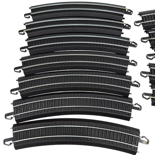 Bachmann HO Scale Train Lot E-Z Track, Santa Fe 307 Locomotive, Controller Cars