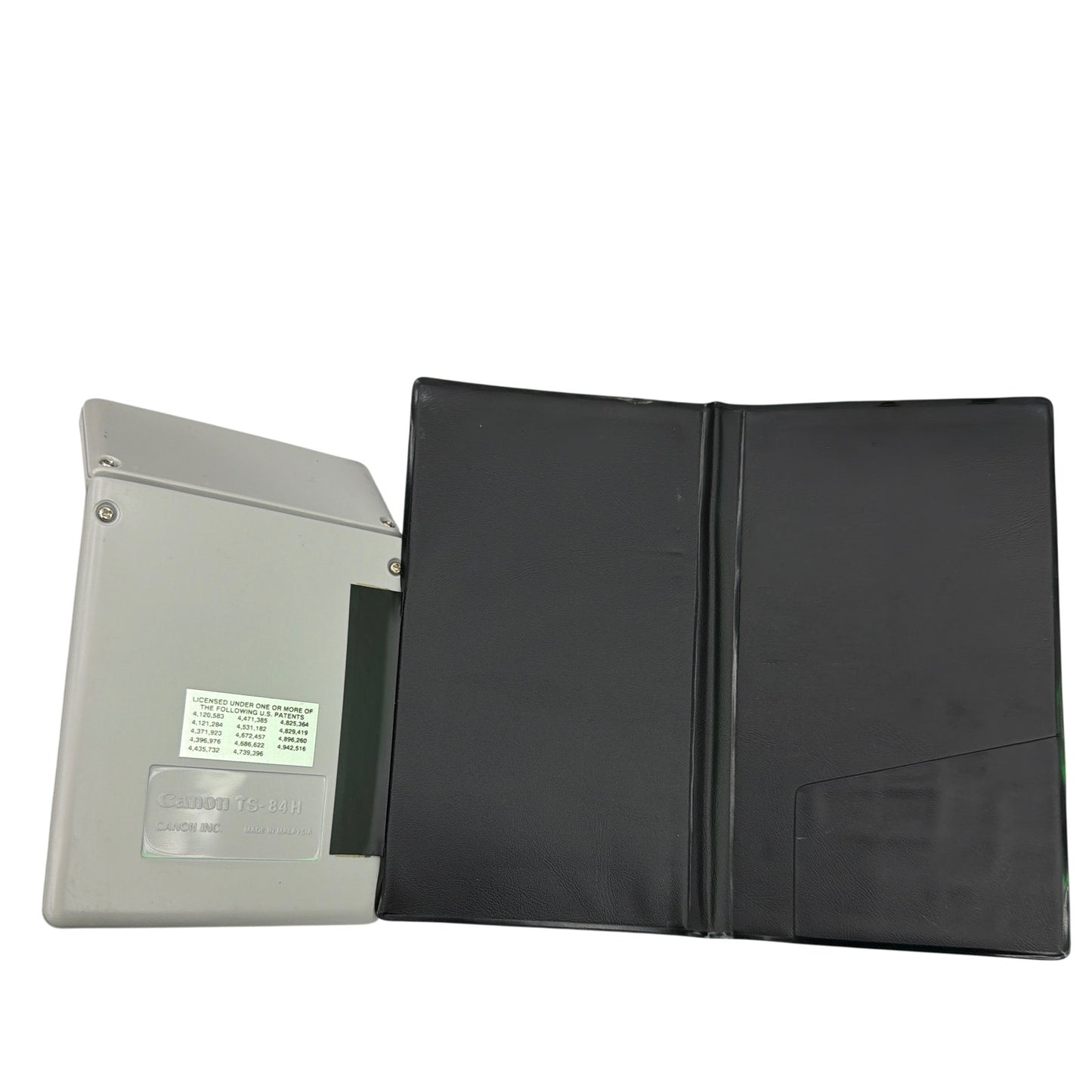 Canon TS-84H Dual Power Tilt Display Electronic Calculator with Case