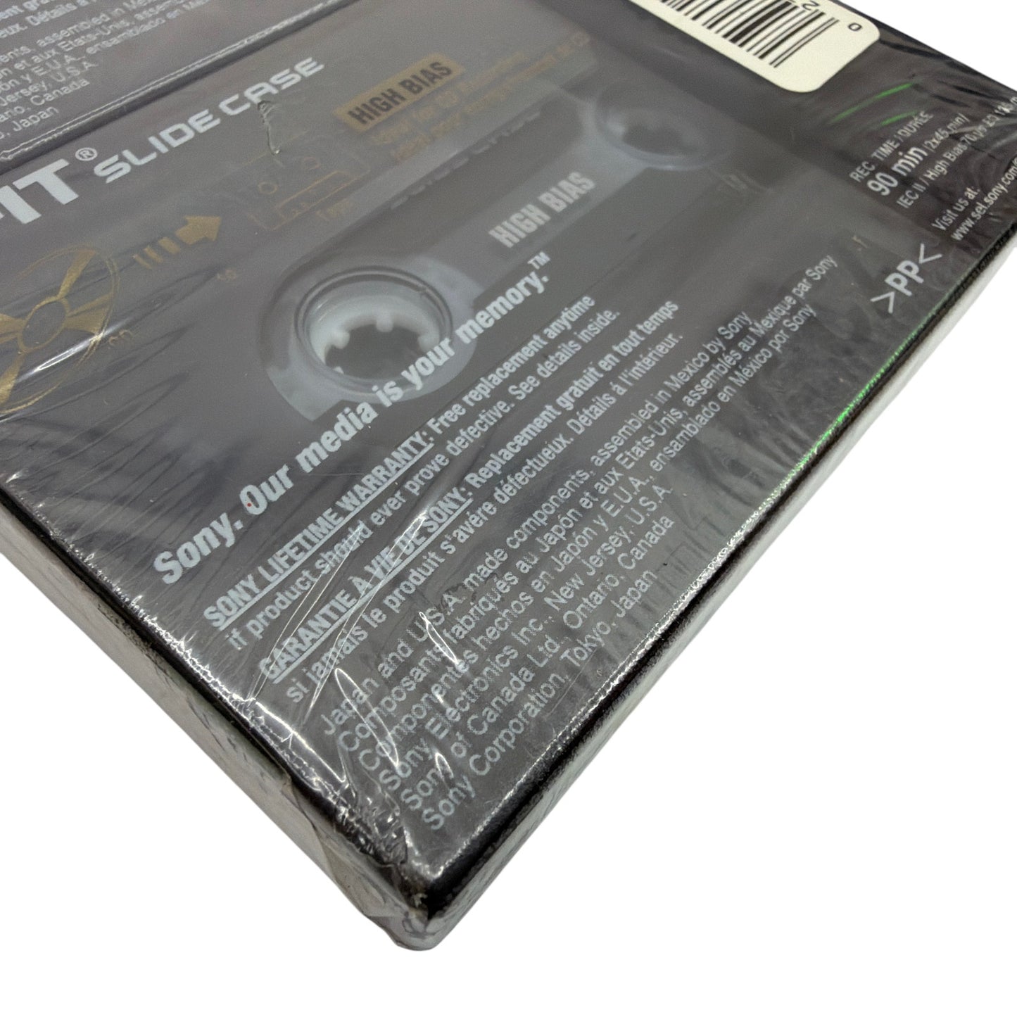 Sony CD-IT High Bias 90 Min Cassette Tapes 2-Pack Slide Case C-90CDT2D Sealed
