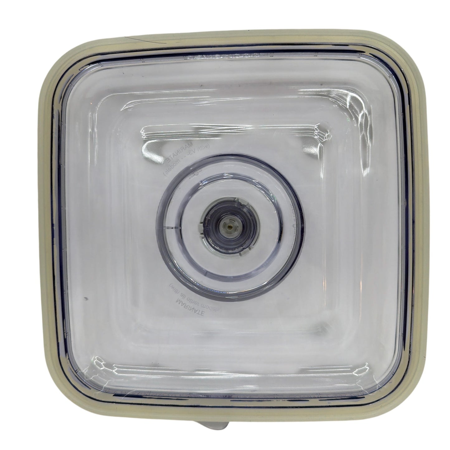 FoodSaver Quick Marinator 2.25 Qt Square Canister Replacement Lid Only