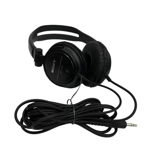 Sony MDR-V150 Dynamic Stereo Wired On-Ear Headphones Black Tested Working
