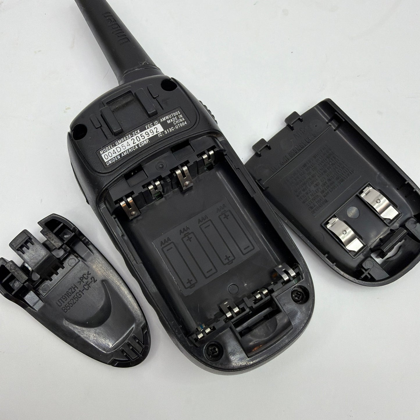 Uniden GMR638-2CK GMRS/FRS Two-Way Radio Handheld Walkie Talkie Black