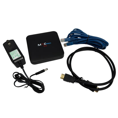 M9C Pro 4K Android TV Box 8GB Media Streamer with Power Adapter