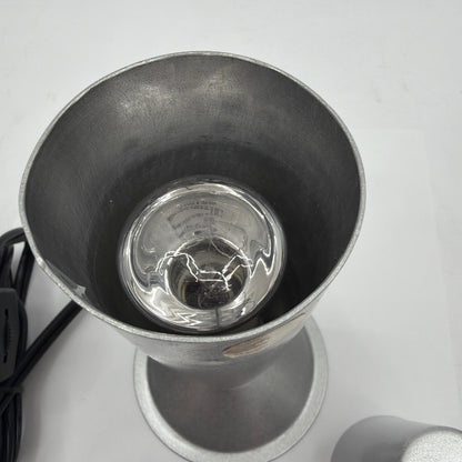 Pliable Art Lamp 33PM Model 602S Silver Rocket Lava Lamp Base and Cap Tested