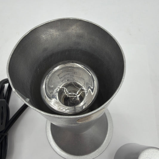 Pliable Art Lamp 33PM Model 602S Silver Rocket Lava Lamp Base and Cap Tested