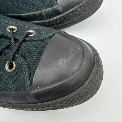 Converse Chuck Taylor All Star Low Top Triple Black Canvas Sneakers Mens 12 1538