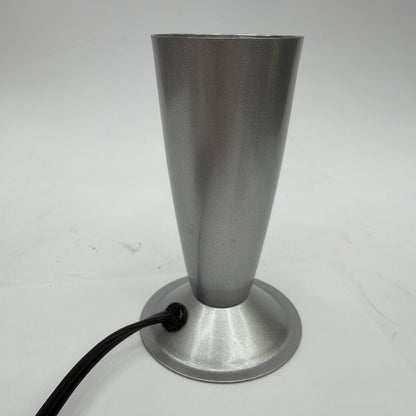 Pliable Art Lamp 33PM Model 602S Silver Rocket Lava Lamp Base and Cap Tested