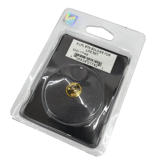 Challenge Coin Company U.S. Army Retired Soldier For Life Lapel Pin CC-1742E