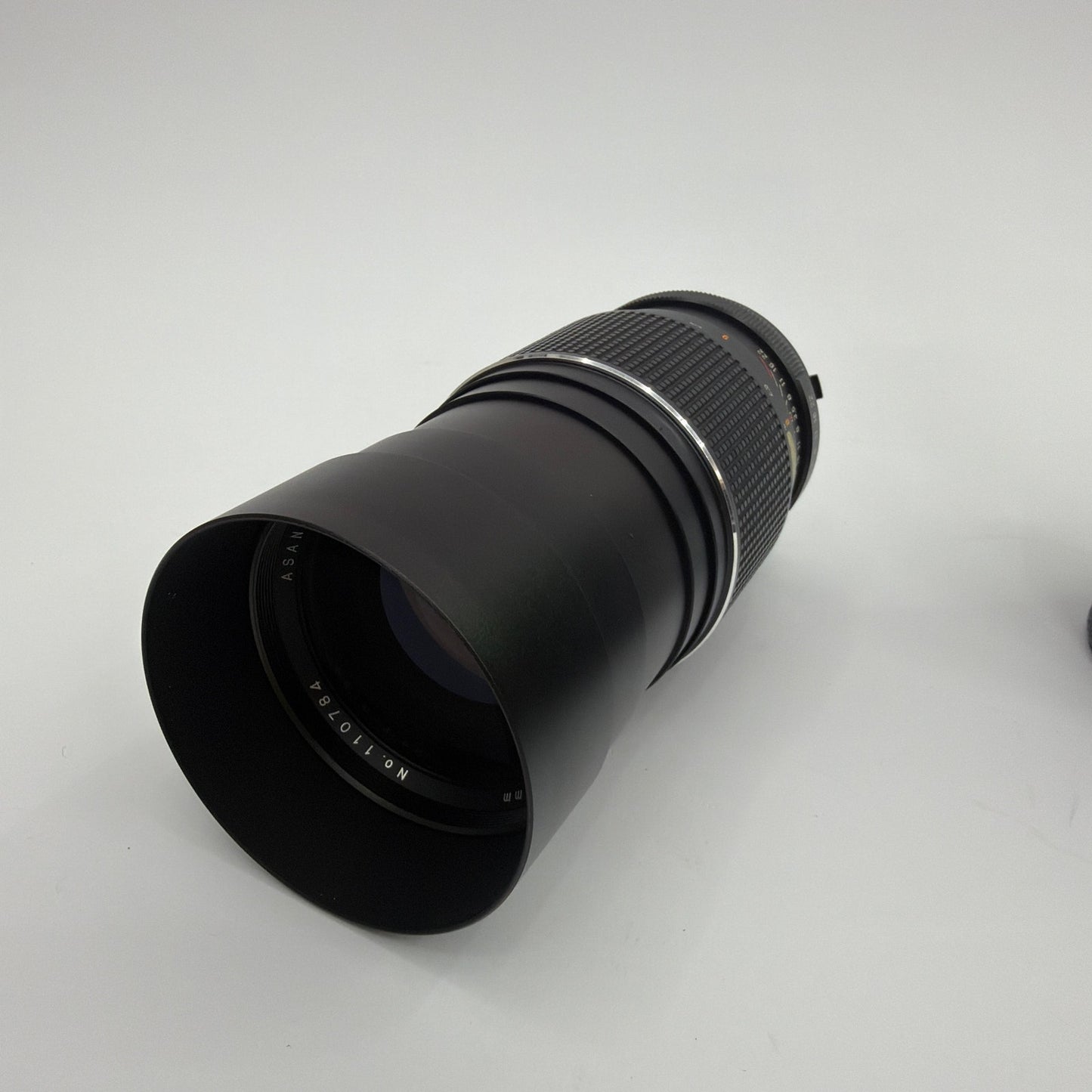 Asanuma Auto-Tele 200mm f/3.5 Manual Focus Lens for Minolta SR M/SR Mount w/Case