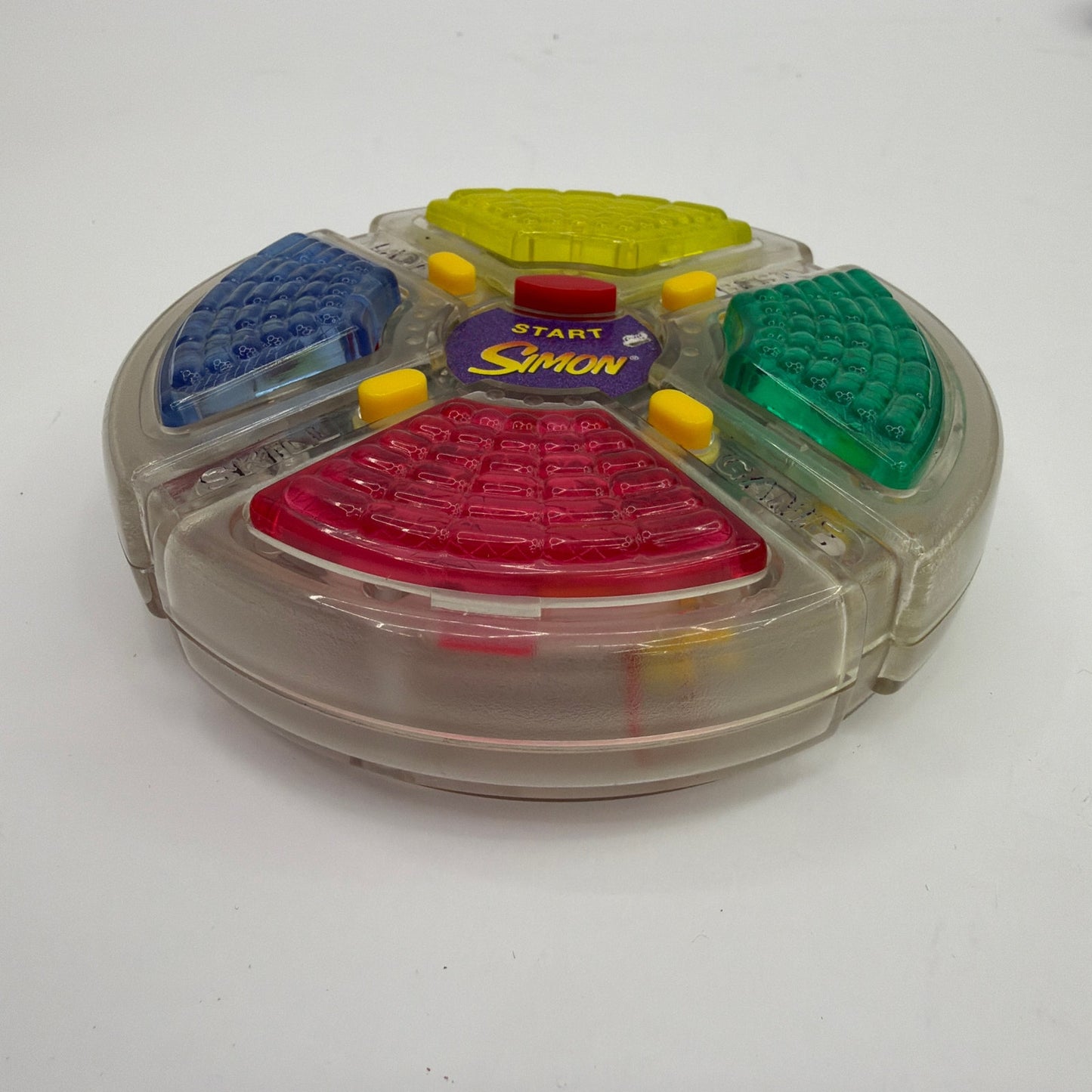 Hasbro Simon Electronic Memory Game Clear Translucent Tested Working