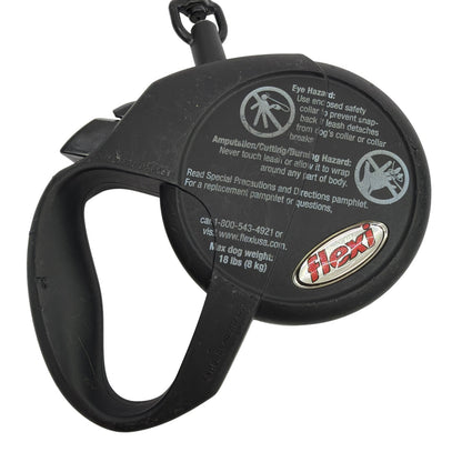 Flexi Mini Retractable Dog Leash Cord Black Up to 18 lb Made in Germany