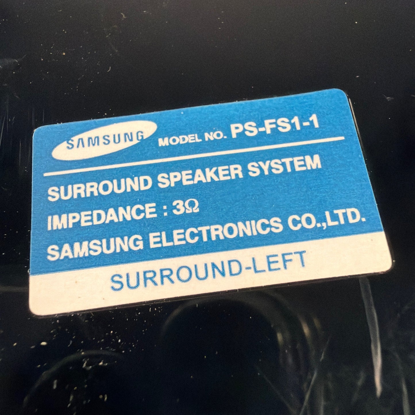 Samsung PS-FS1-1 Surround-Left Speaker 3 Ohm Tested Working