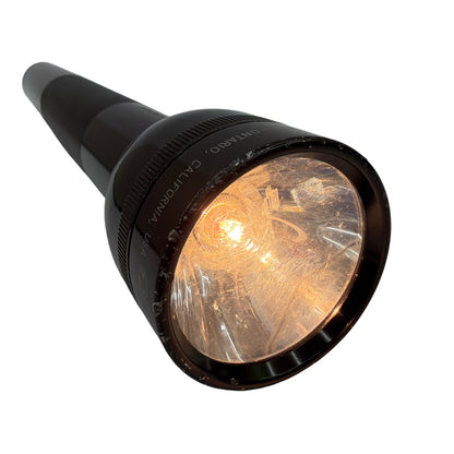 Mag-Lite 4D Cell Black Aluminum Flashlight Tested Working Made in USA