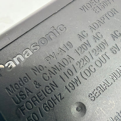 Panasonic PV-A19 Video AC Adaptor Charger with Power Cord