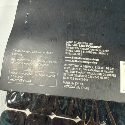 ORG Well Organized Black Hanger Clips Set of 12 for Slimline Hangers