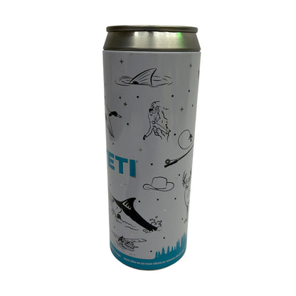 YETI Collector Can Style Storage Tin with Sticker and Registration Cards