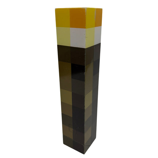 ThinkGeek Minecraft Light-Up Torch 2012 Wall Lamp – Poor Condition