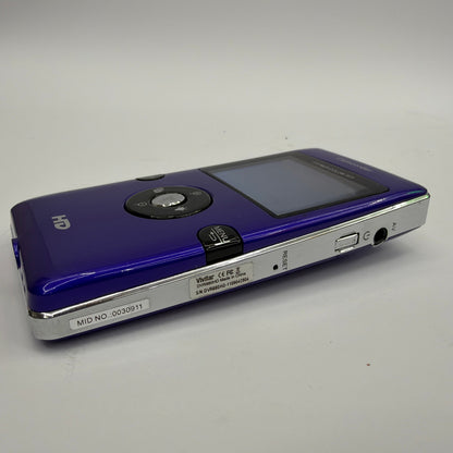 Vivitar DVR 880HD Pocket HD Camcorder Purple Tested Working w/ 2GB microSD