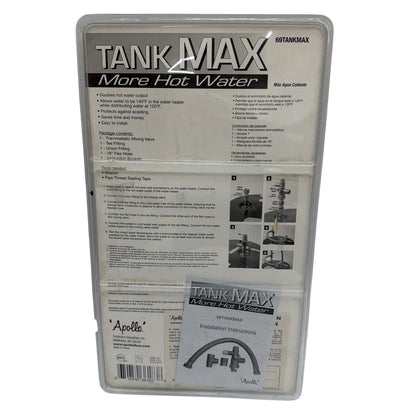 Apollo TankMax More Hot Water Mixing Valve Kit 69TANKMAX – Cracked Packaging