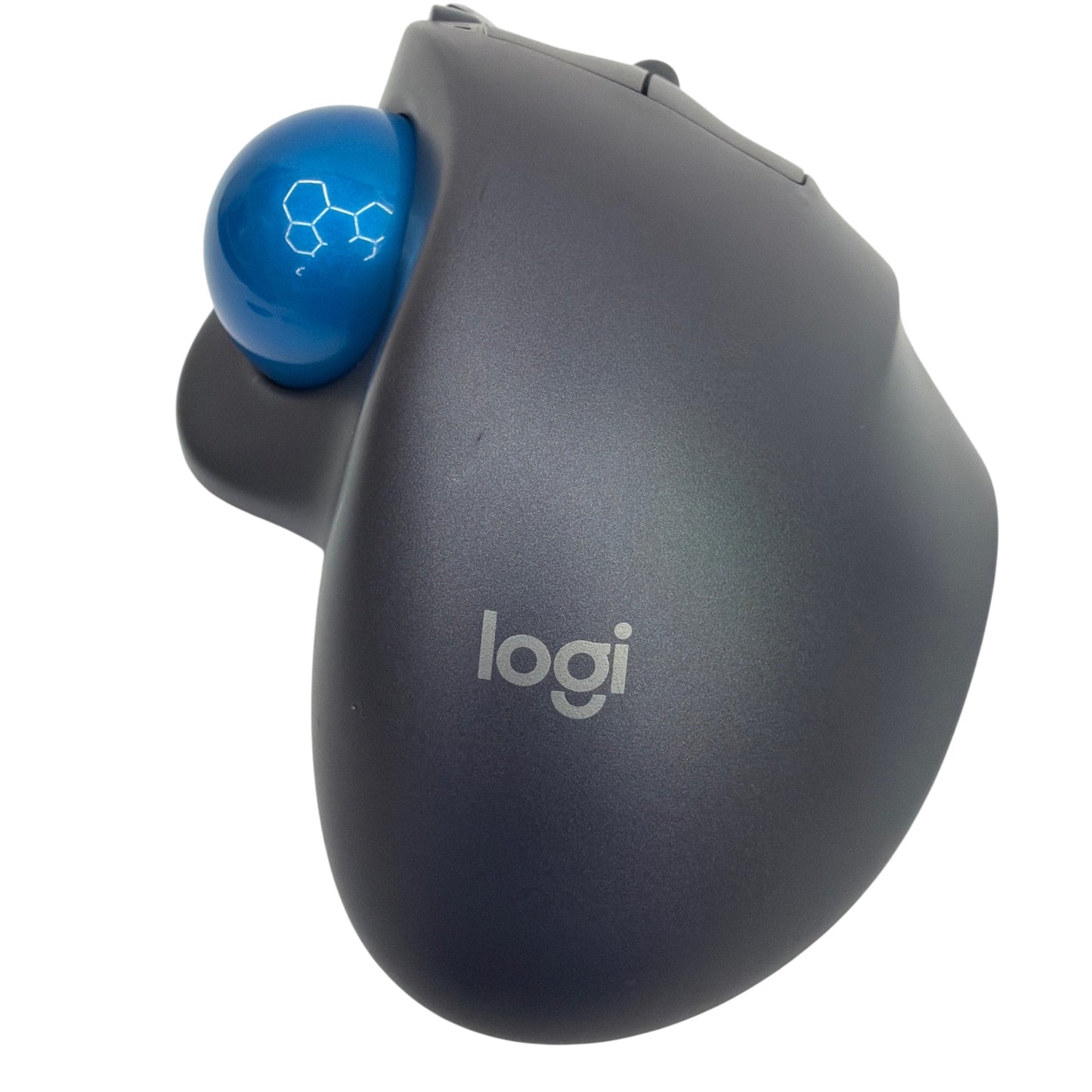 Logitech M570 Wireless Trackball Mouse Black Blue with USB Receiver