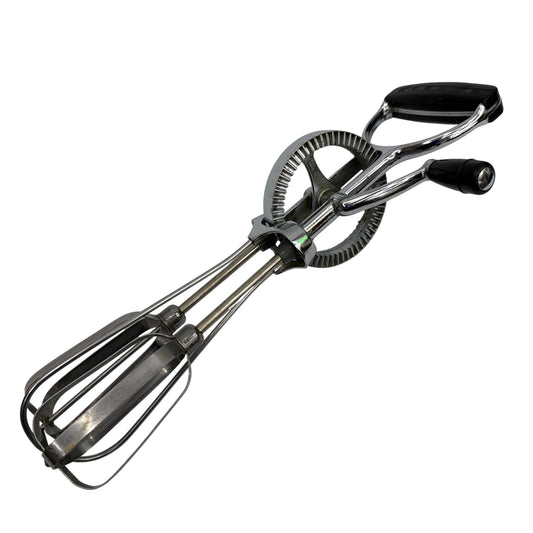 Vintage EKCO Hand Crank Egg Beater 12in Made in USA