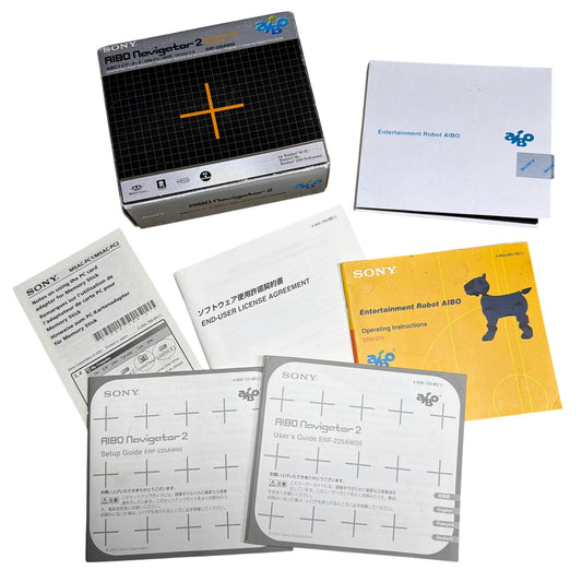 Sony AIBO Navigator 2 ERF-220AW05 Box & Paperwork Only for ERS-210/220