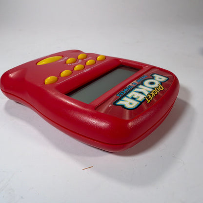 Radica Pocket Poker Draw & Deuces Handheld Electronic Game Red