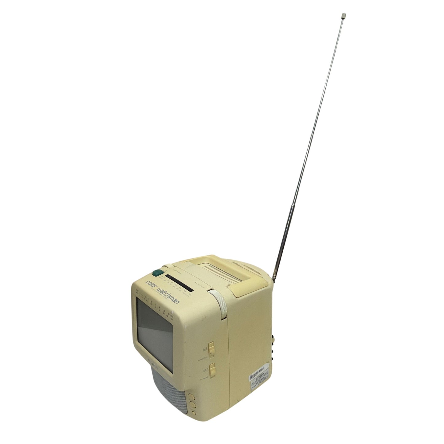 Sony Color Watchman FDT-5BX5 5-Inch Portable CRT TV AM/FM Radio Beige