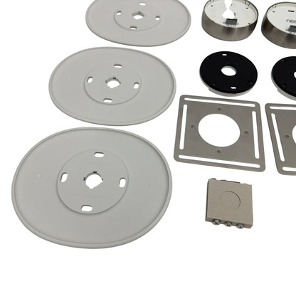 Nest Learning Thermostat 2nd Gen Model 02A Lot of 3 w/ Bases & Trim Plates