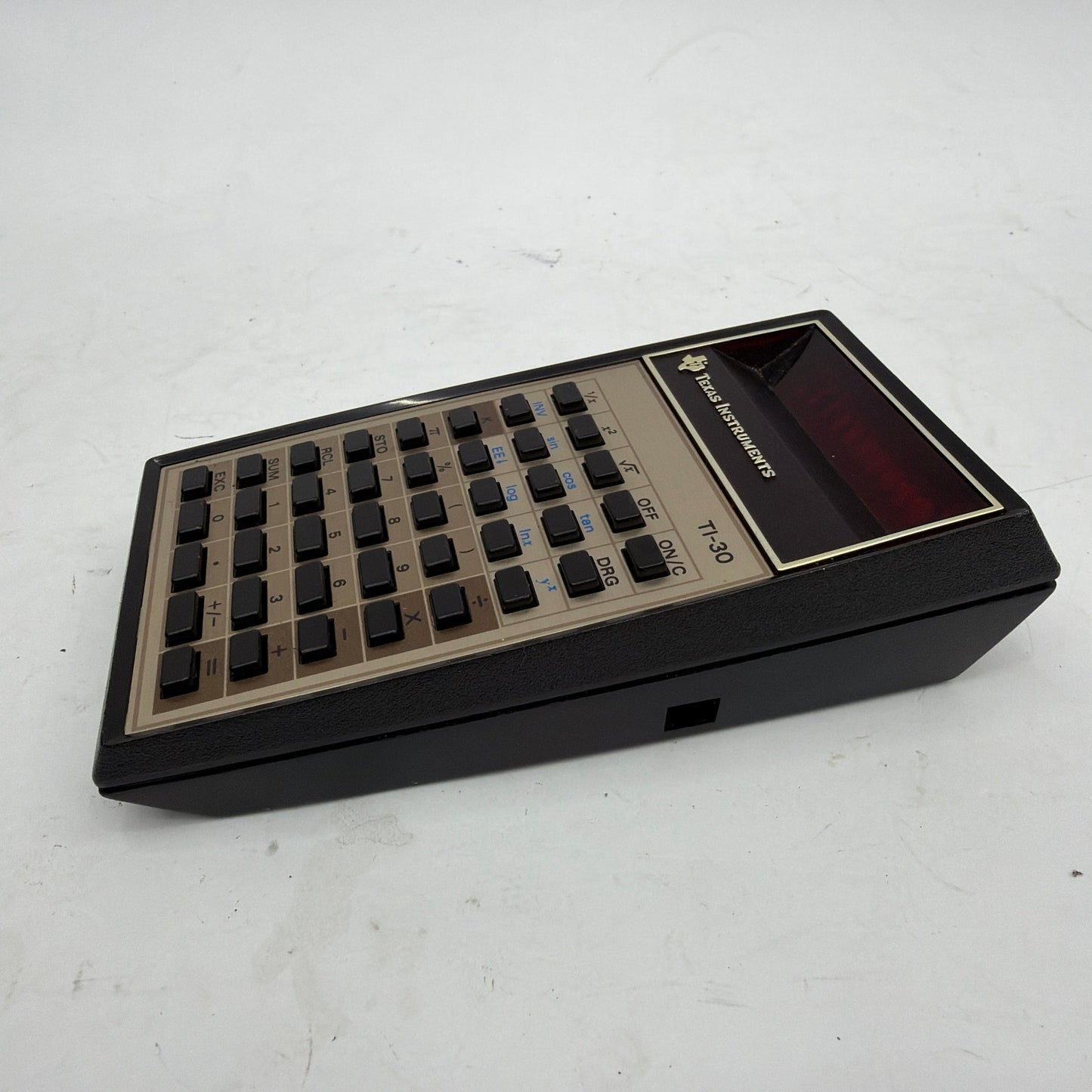 Texas Instruments TI-30 Vintage Scientific Calculator Red LED Display Tested